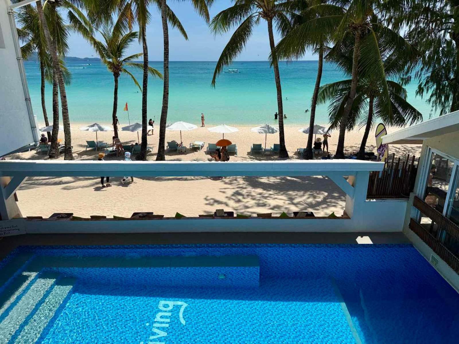 Calypso Beach And Dive Resort Manoc-Manoc Eksteriør bilde